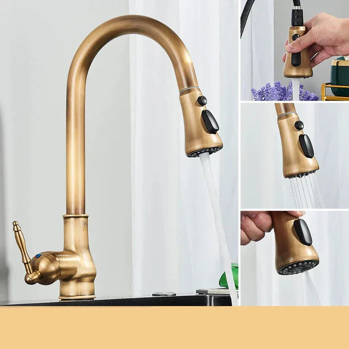 ModernFunction - Sophisticated High-Arc Kitchen Faucet