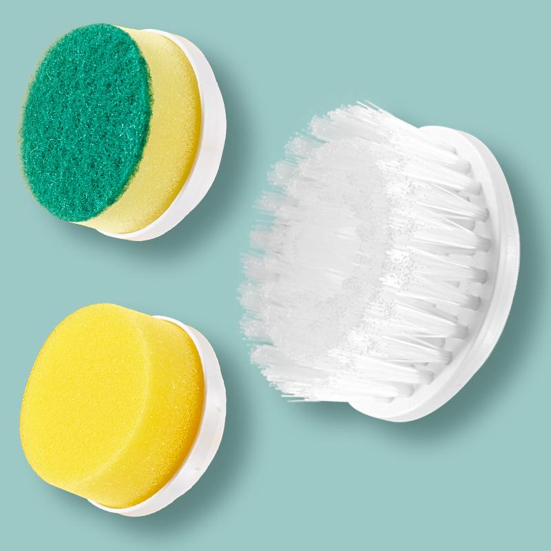 PowerScrub - Cordless Electric Cleaning Brush with Interchangeable Heads