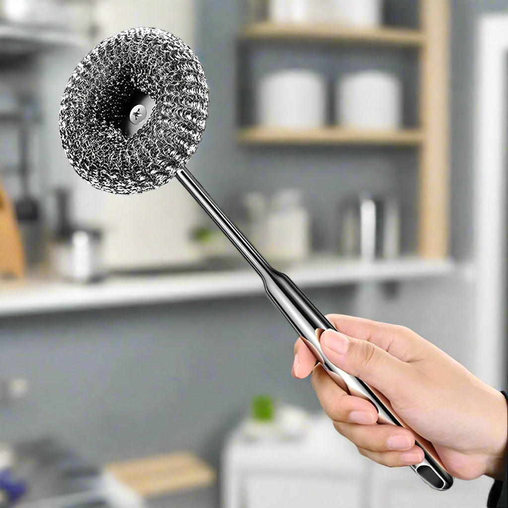 ScrubEase - Long-Handle Pan Cleaning Brush