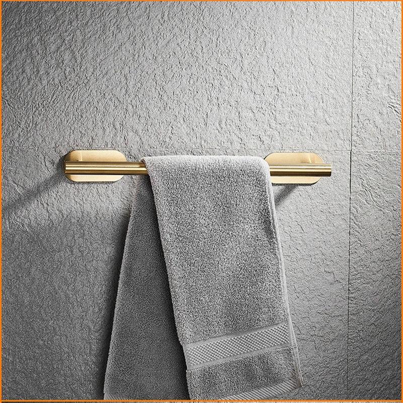 GoldenLuxe - Non-Drilling Bathroom Accessory Set