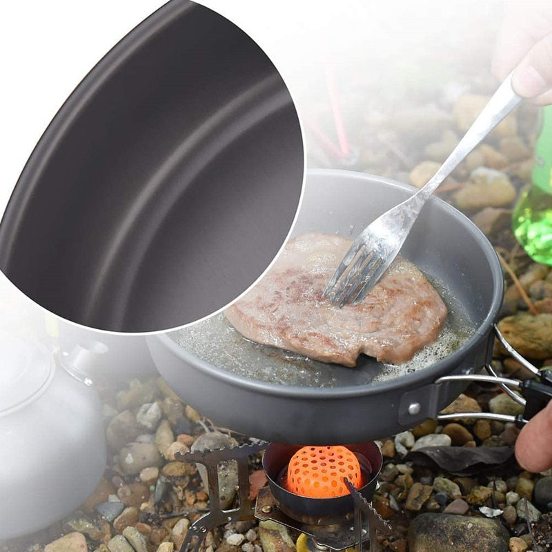AdventureGear Portable Camping Cookware Set – All-in-One Outdoor Cooking Solution