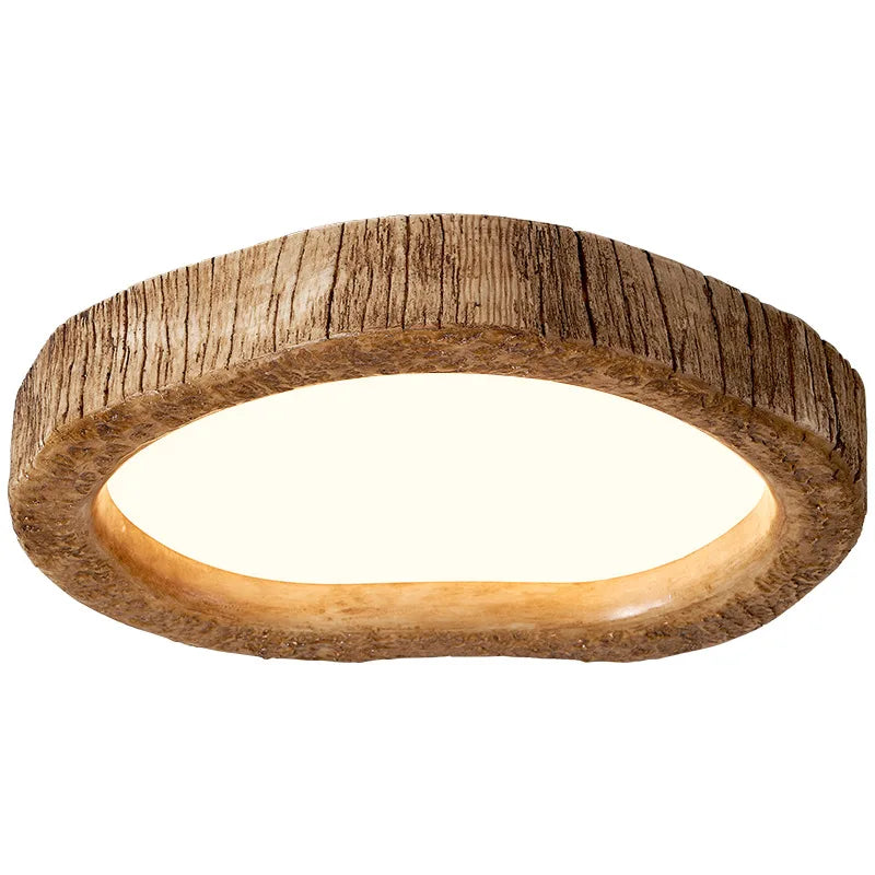 TimberGlow- Elegant and Rustic Ceiling Light