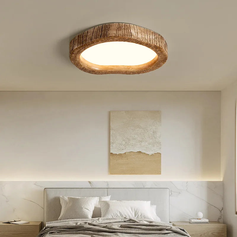 TimberGlow- Elegant and Rustic Ceiling Light
