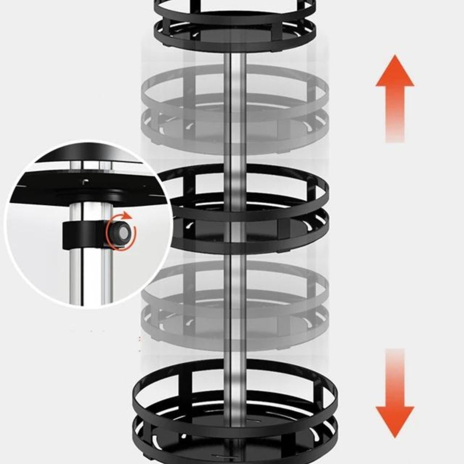 Ultimate 360° Rotating Organizer | Space-Saving Storage