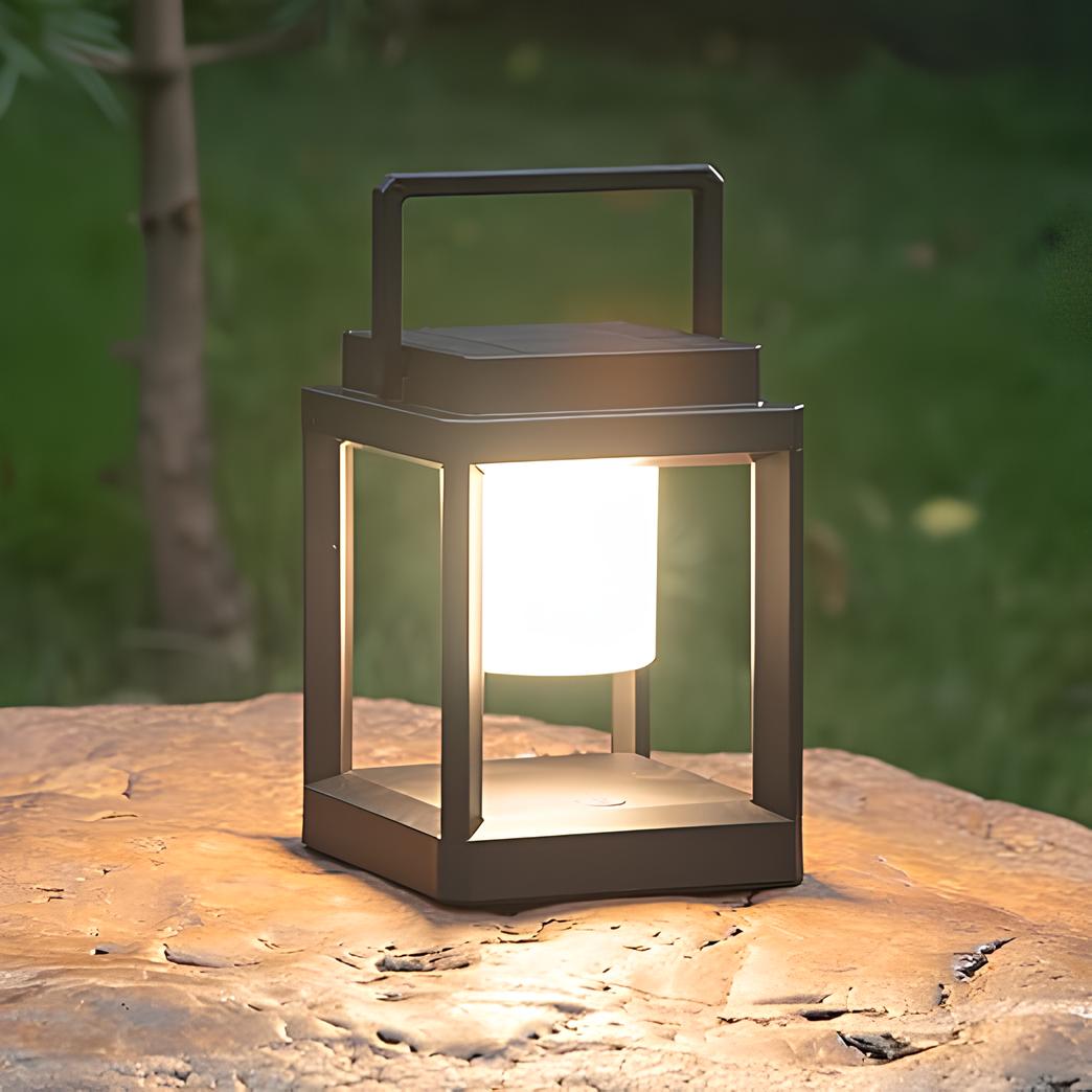 Lyssol Portable Solar Lamp with Adjustable Outdoor Lighting