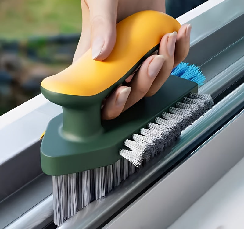 DuoScrub 2-in-1 Floor & Crevice Brush – Deep Clean Tiles & Grout with Ease