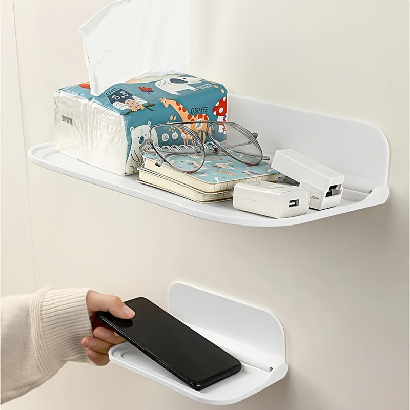 AeroShelf - Wall-Mounted Floating Shelves for Bathroom and Desk Organization