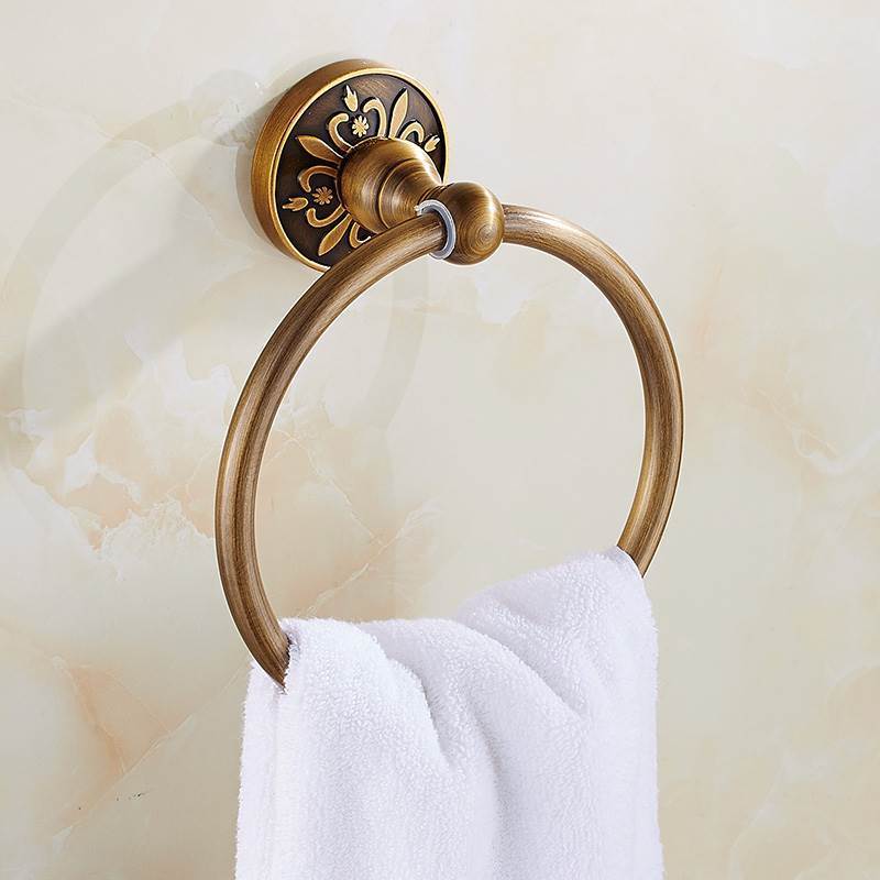 RoyalCharm - Antique Brass Bathroom Accessory Set
