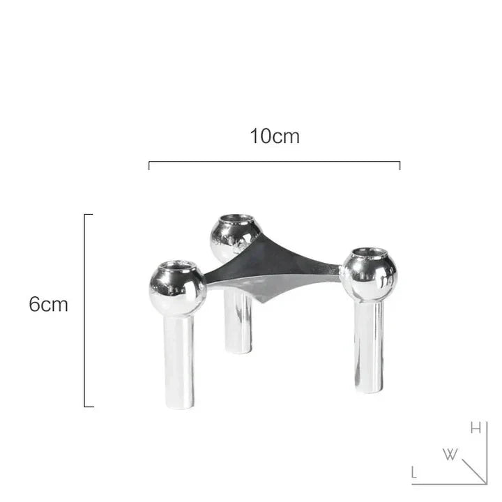 LumiCore Sculptural Candle Holder – Modern Geometric Candle Stand for Elegant Interiors