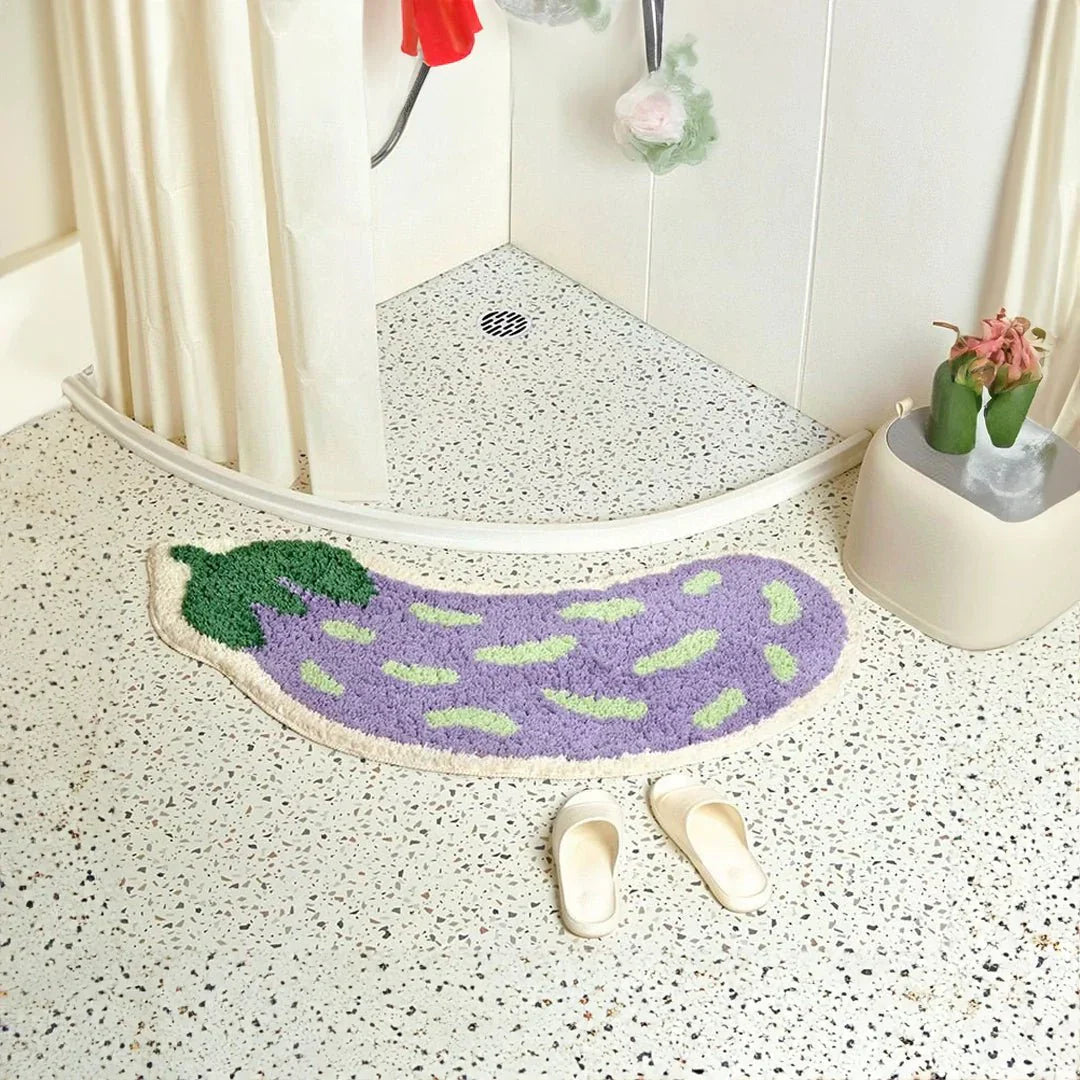 FruitFun- Playful and Cozy Bathroom Plush Bath Mats
