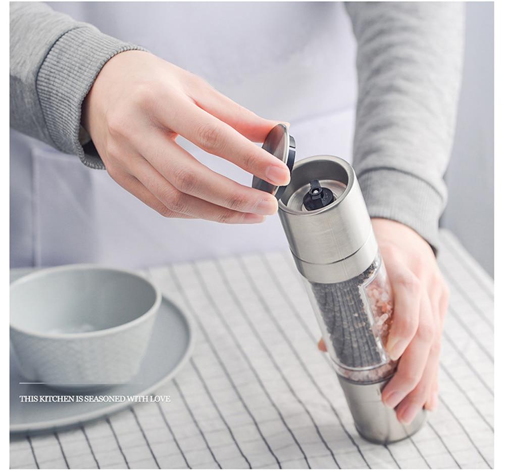 TwistMaster - Dual-Chamber Salt and Pepper Grinder
