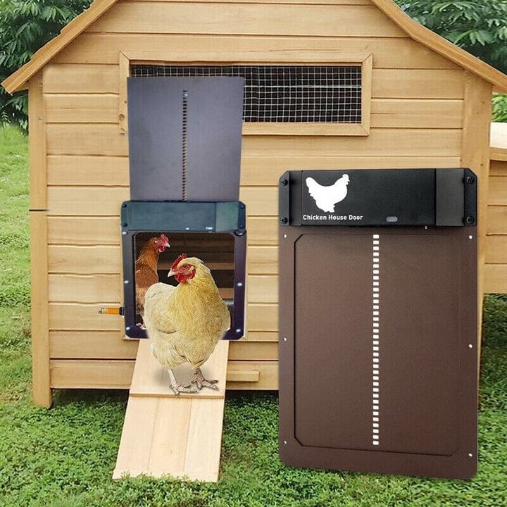 CluckSecure Automatic Chicken Coop Door – Safe and Convenient Access for Poultry Protection