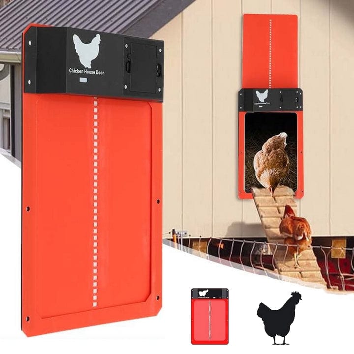 CluckSecure Automatic Chicken Coop Door – Safe and Convenient Access for Poultry Protection