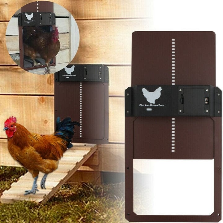 CluckSecure Automatic Chicken Coop Door – Safe and Convenient Access for Poultry Protection
