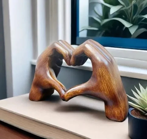 HeartGlow Handcrafted Love Symbol – Decorative Heart Sculpture for Home and Gifting