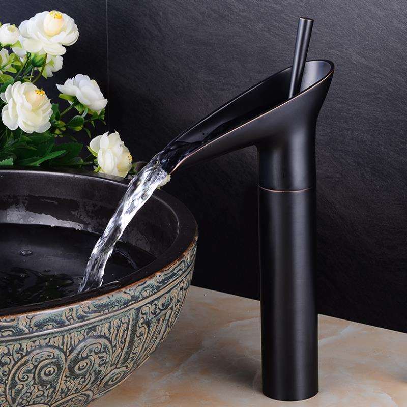 AquaFalls Vintage Waterfall Bathroom Faucet