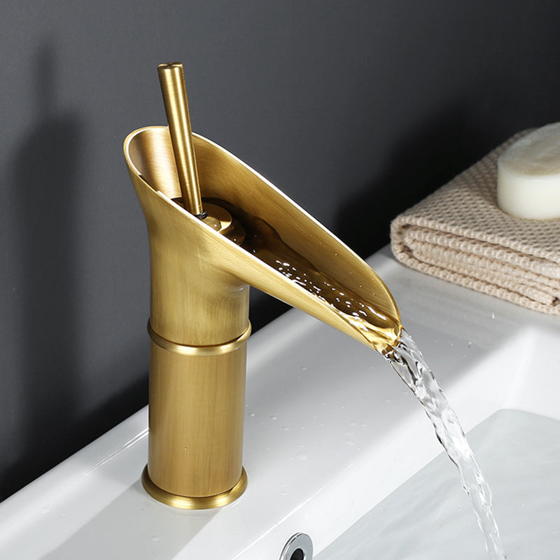 AquaFalls Vintage Waterfall Bathroom Faucet