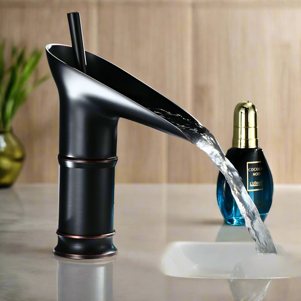 AquaFalls Vintage Waterfall Bathroom Faucet