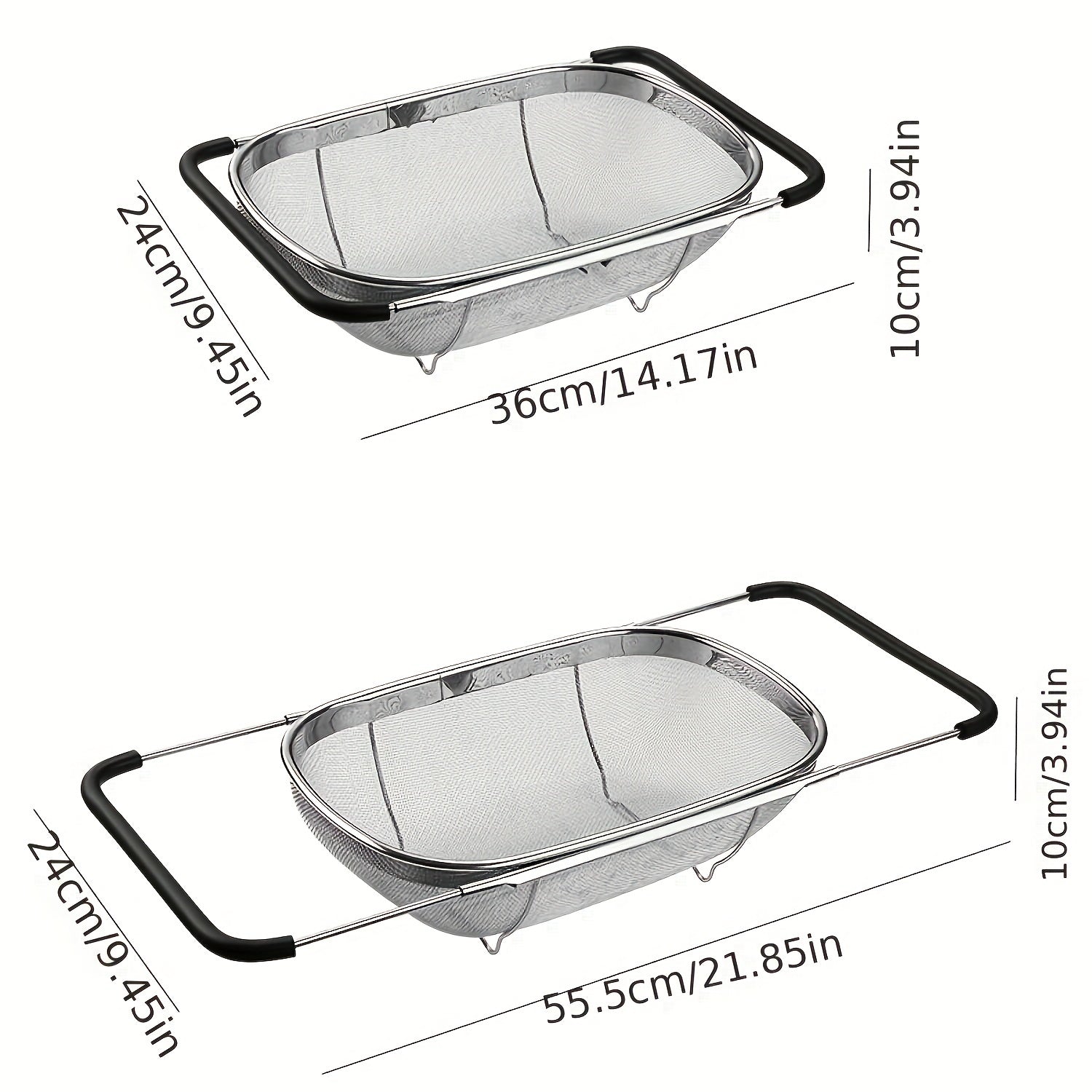 FlexDrain - Collapsible Stainless Steel Sink Strainer