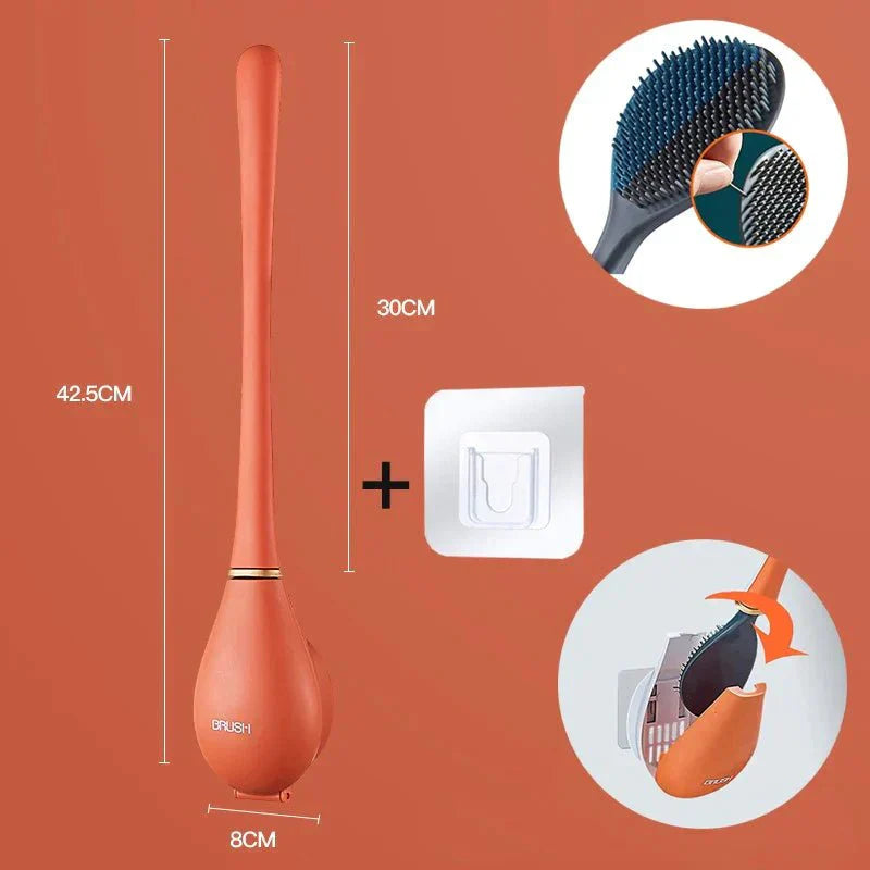PureScrub Silicone Toilet Brush