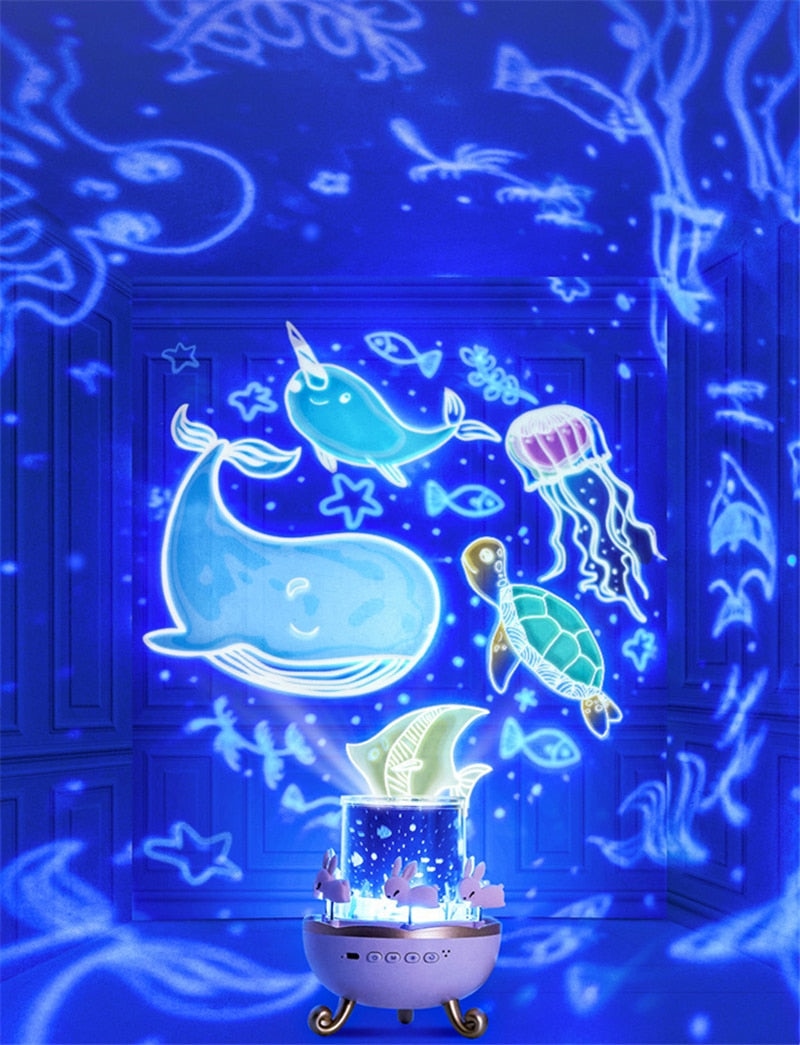 DreamWhirl - Night Light Projector with Rotating Scenes