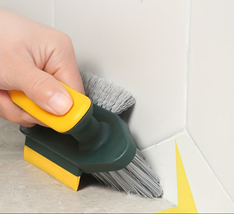 DuoScrub 2-in-1 Floor & Crevice Brush – Deep Clean Tiles & Grout with Ease