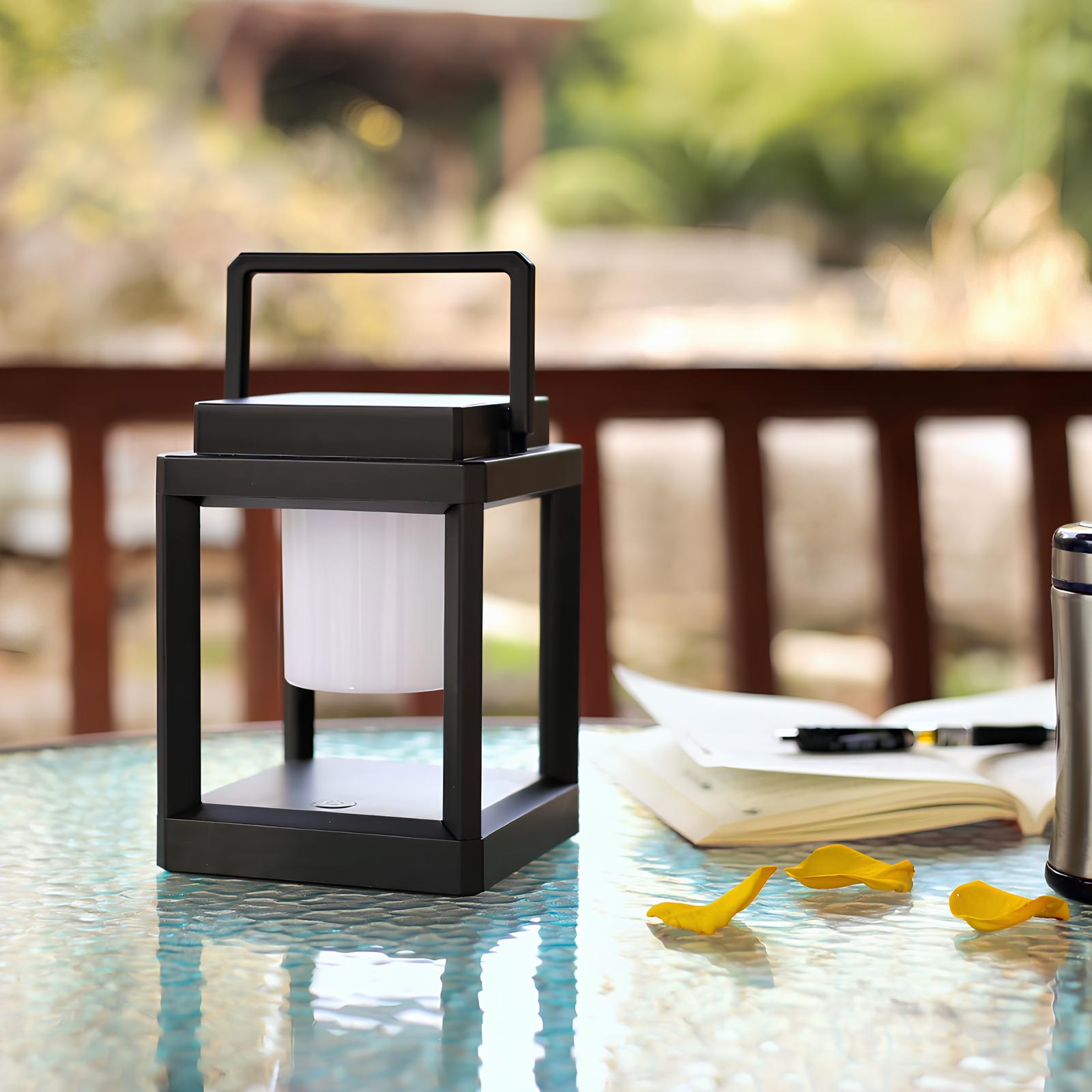 Lyssol Portable Solar Lamp with Adjustable Outdoor Lighting