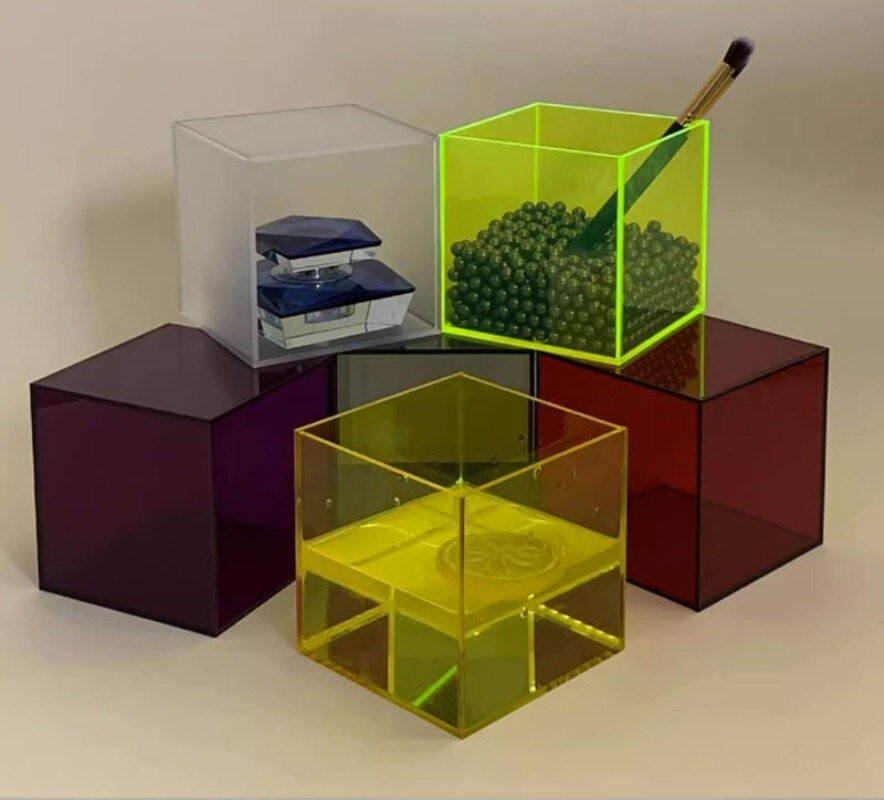 LumiCube- Vibrant and Modern Storage Acrylic Display Boxes