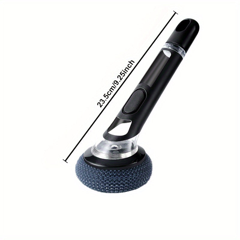 Soap Dispensing Kitchen Brush | Ergonomic Pan & Sink Scrubber