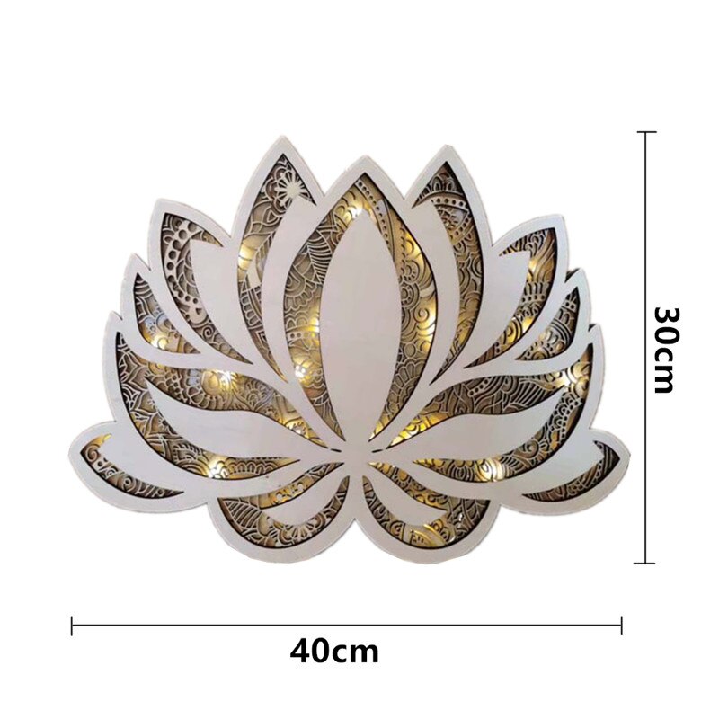 LumiLotus - Serene Lotus Flower Wall Light