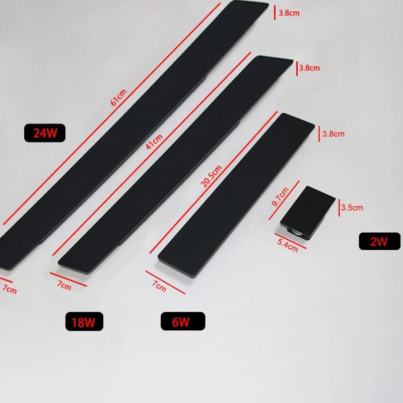 LumiLine - Modern LED Wall Lights for Indoor and Outdoor Elegance