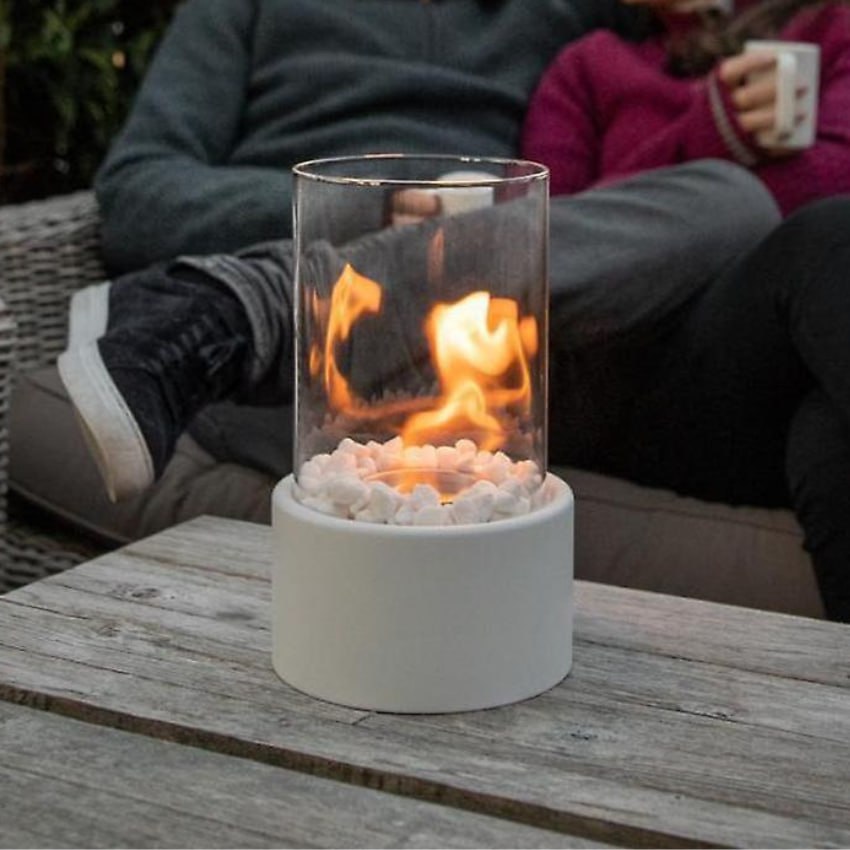GlowFlame – Elegant Tabletop Bioethanol Fireplace