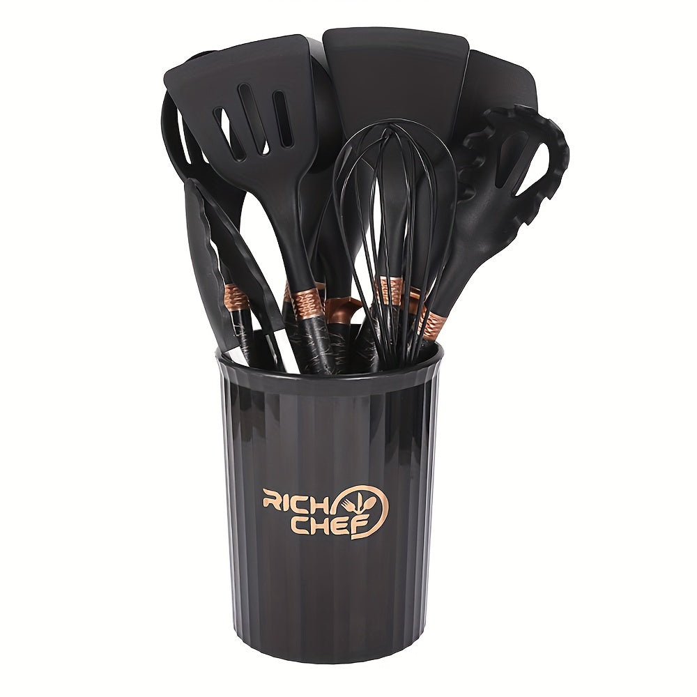 LuxeChef - Elegant Kitchen Utensil Set for Functional Cooking Essentials
