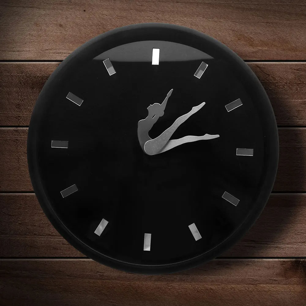 TimeFlies - Artistic Dynamic Gymnast Wall Clock