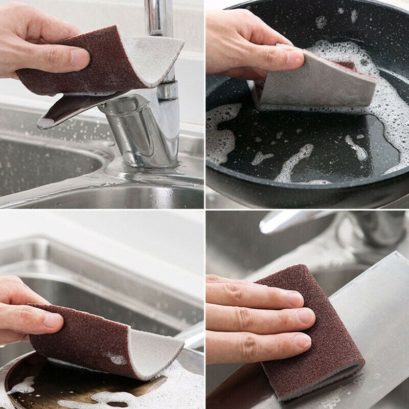 Magic Cleaning Sponge | Powerful Melamine Foam Eraser for Tough Stains (10 pieces)