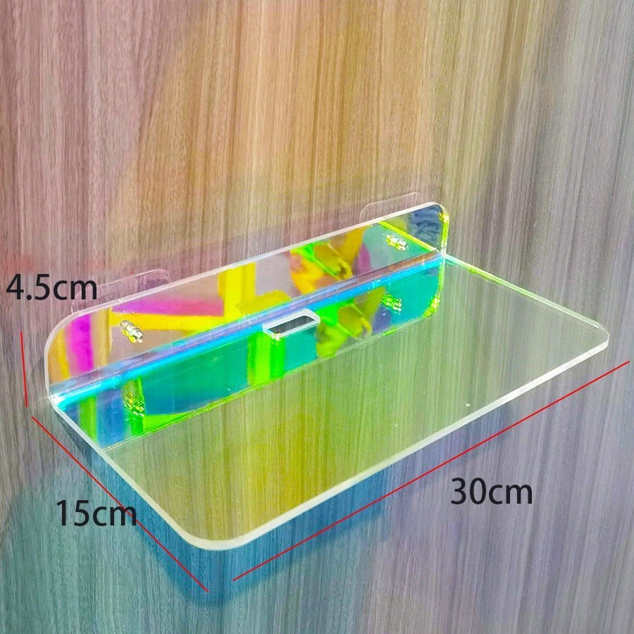 AcryLuxe - Sleek and Versatile Storage Floating Shelves