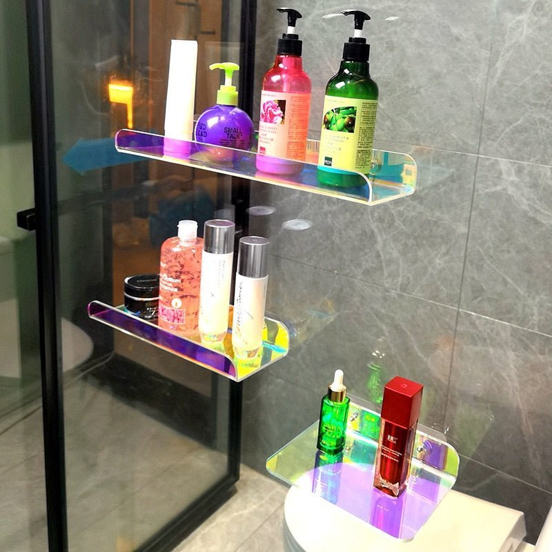 AcryLuxe - Sleek and Versatile Storage Floating Shelves