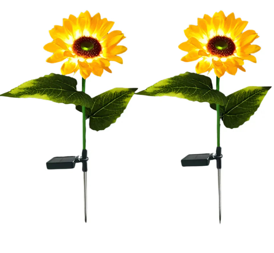 SunnyBloom - Solar-Powered Garden Lamp for Sunflowers