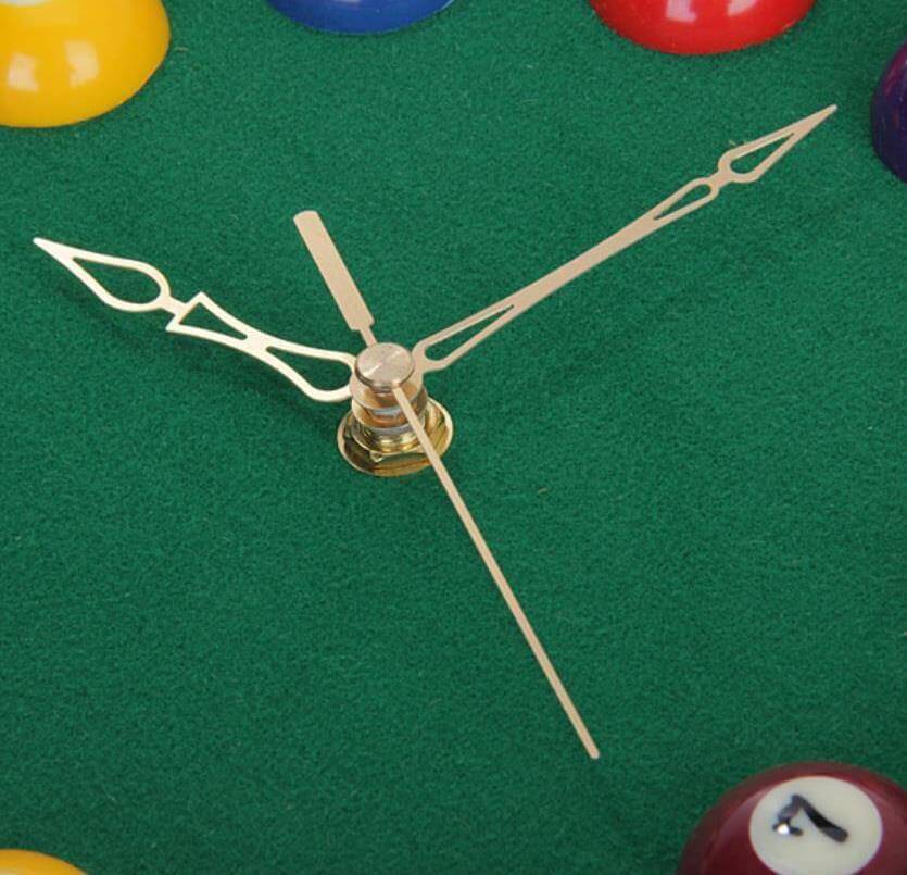 CueTime - Fun and Quirky Billiards Triangle Wall Clock