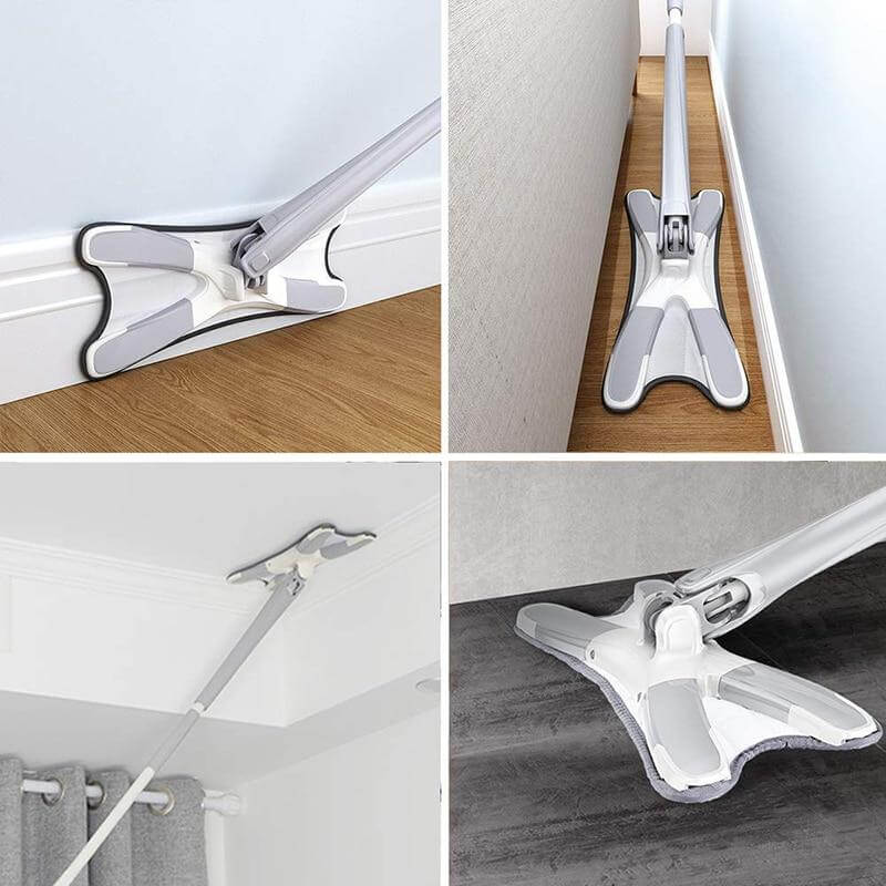 SwiftSpin 360° Rotating Mop – Effortless Wet & Dry Cleaning for a Spotless Home