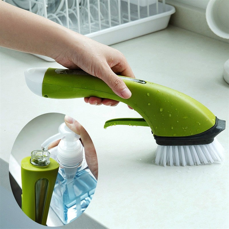 ScrubEase Pro Cleaning Brush – Multifunctional Scrubber with Built-In Soap Dispenser