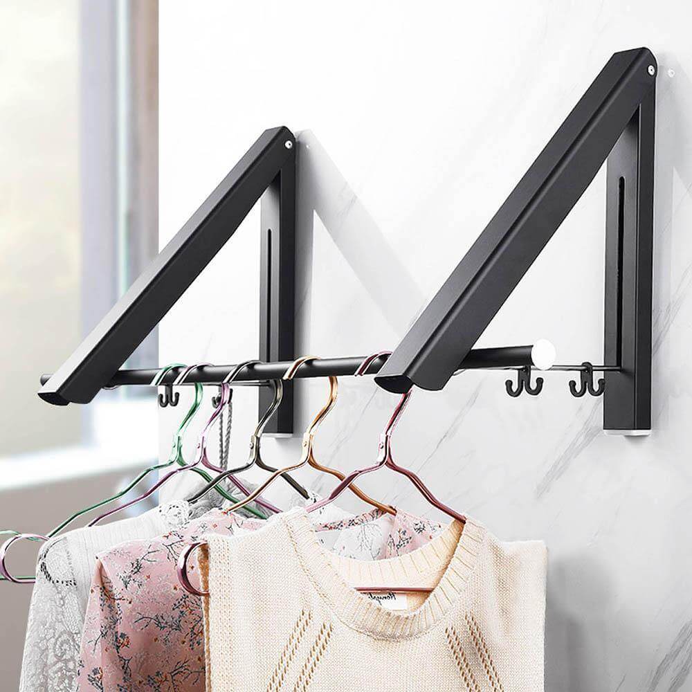 FlexiDry - Foldable Wall-Mounted Clothes Drying Rack