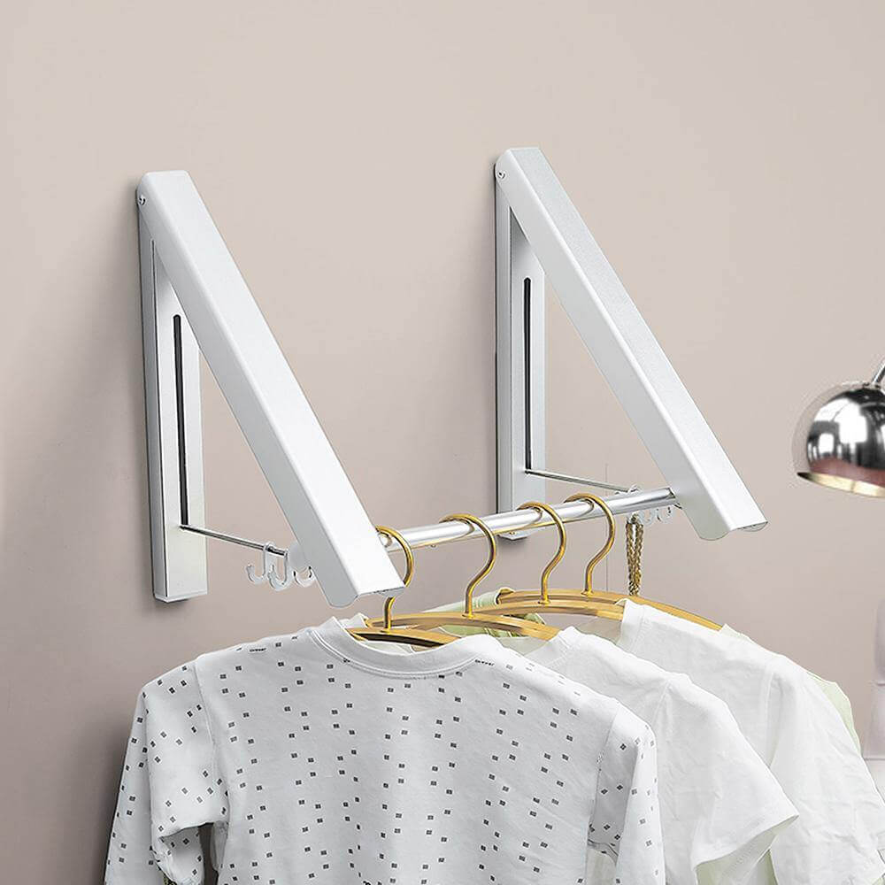 FlexiDry - Foldable Wall-Mounted Clothes Drying Rack