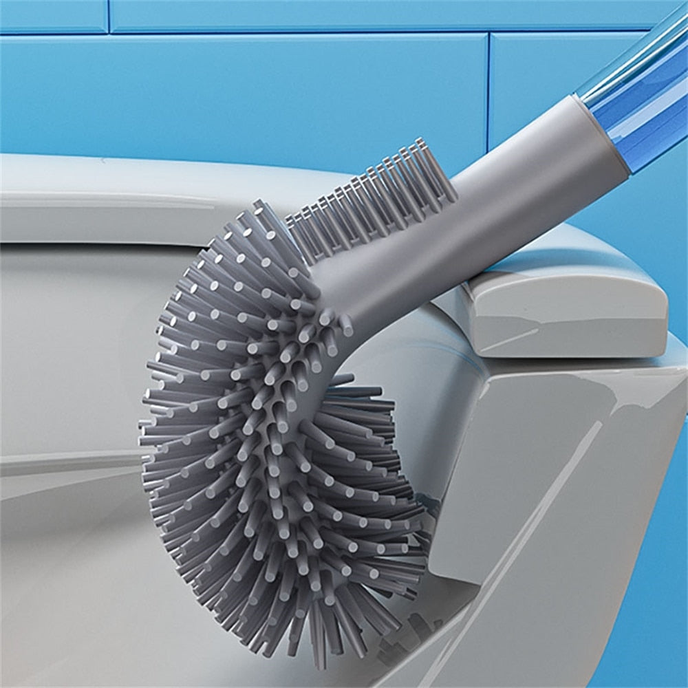 CleanEase - Self-Cleaning Dispenser Toilet Brush