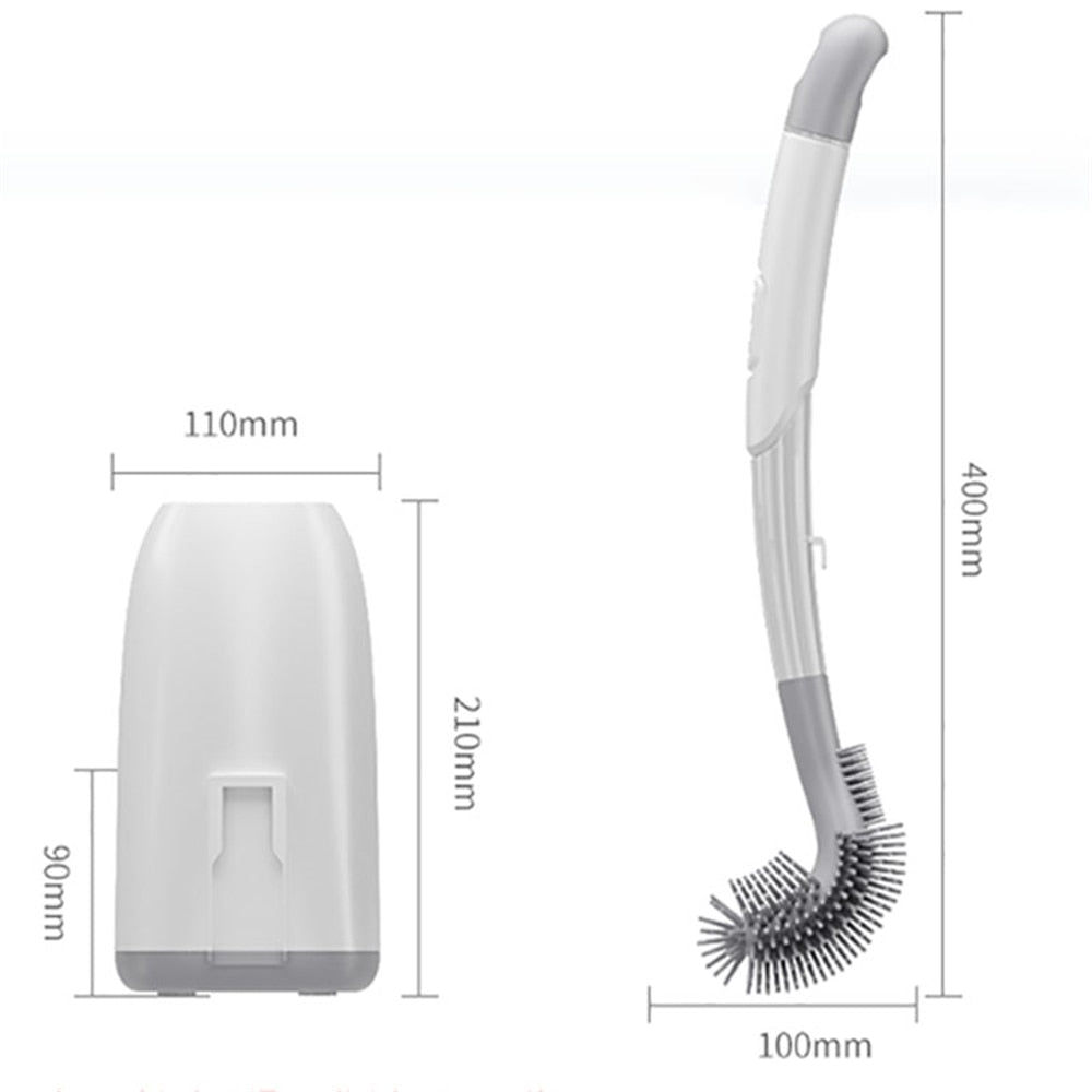 CleanEase - Self-Cleaning Dispenser Toilet Brush