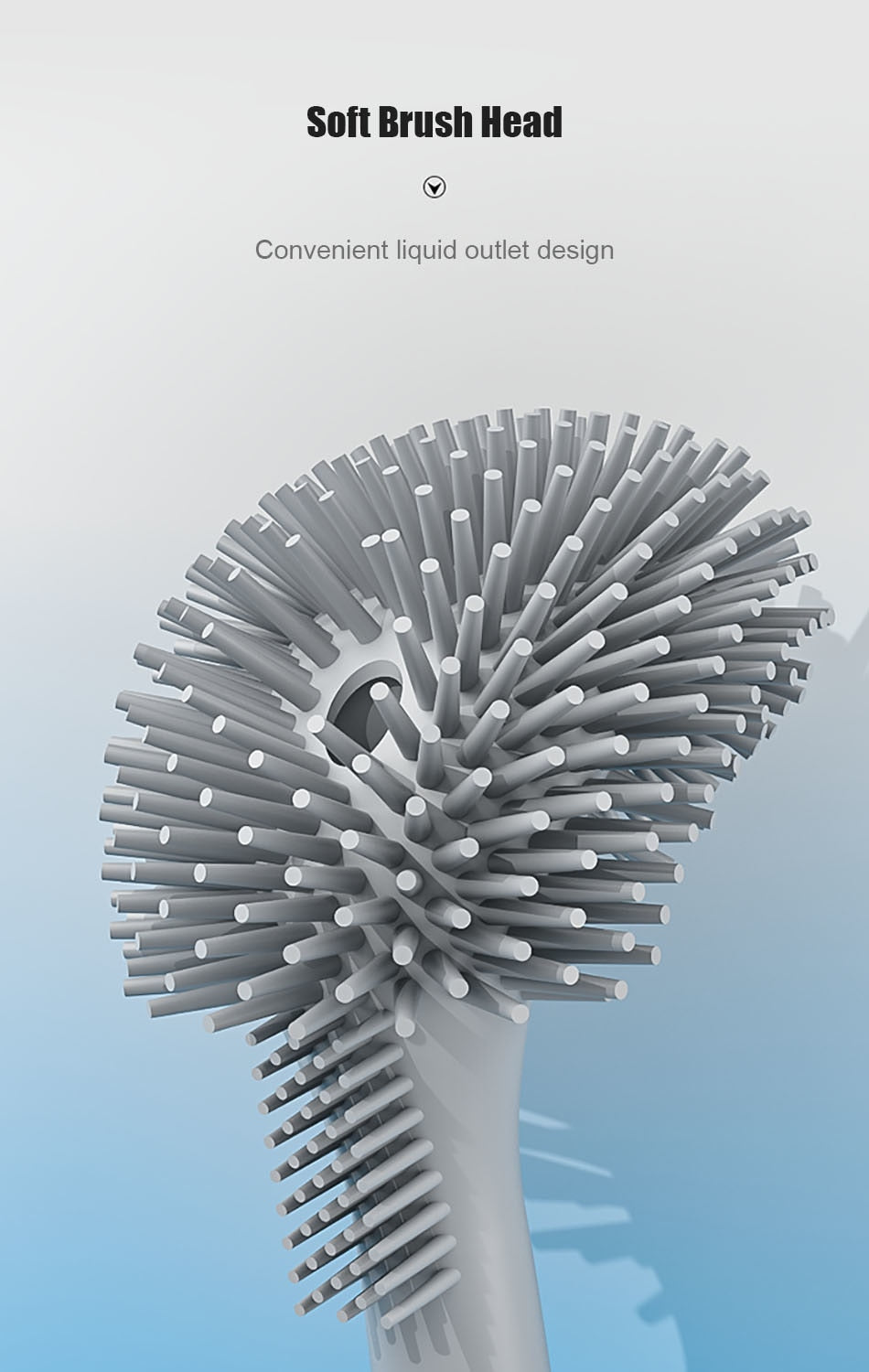 CleanEase - Self-Cleaning Dispenser Toilet Brush