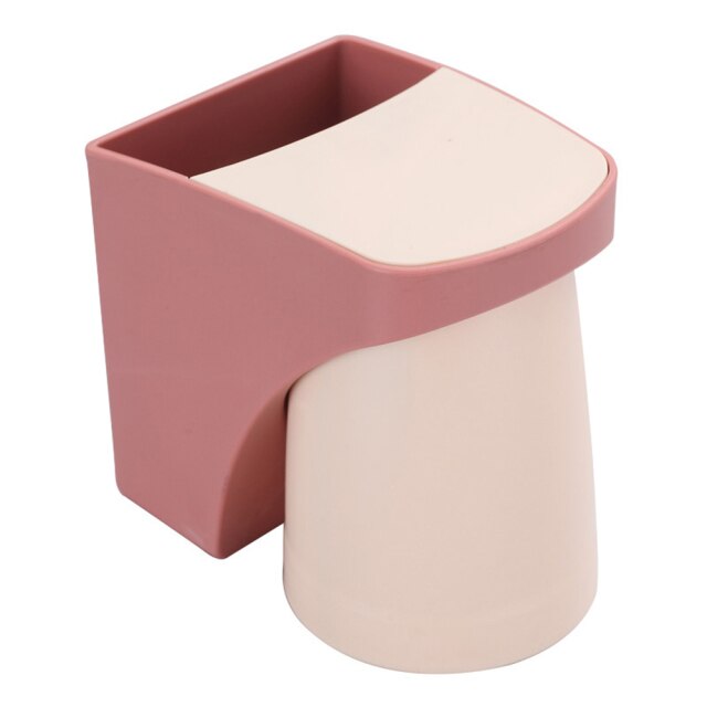 BrushEase - Wall-Mounted Toothbrush and Cup Holder