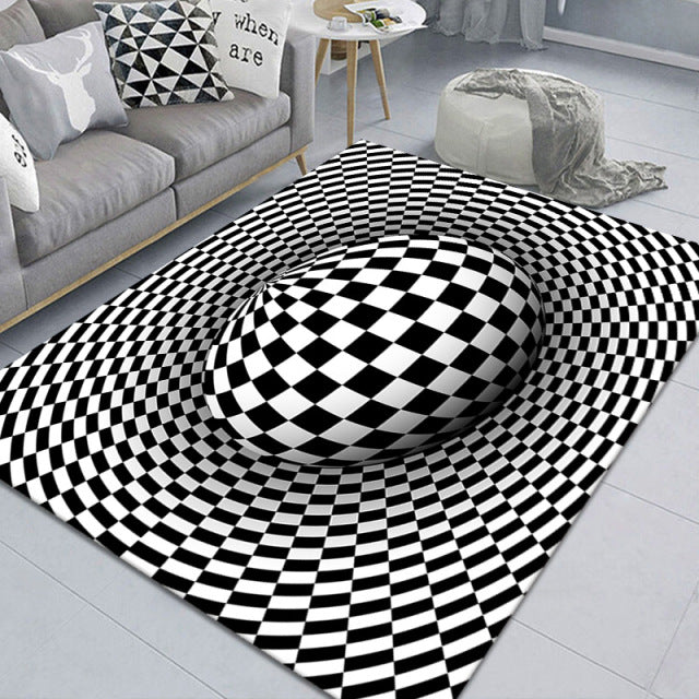 IlluRug – Optical Illusion Rug for a Mind-Bending Effect