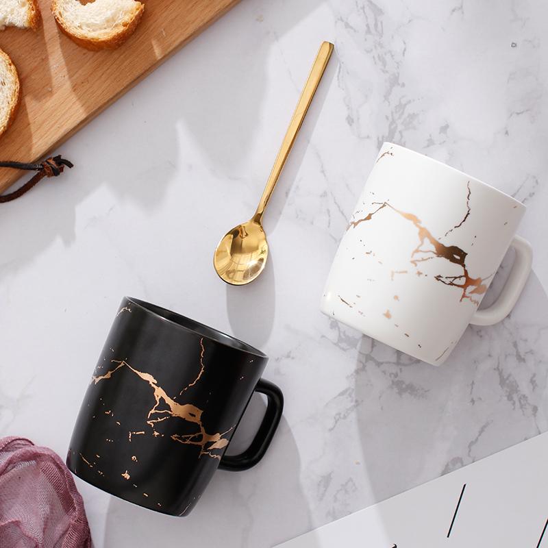 LumiStone Coffee Mug with Striking Pattern and Glossy Surface