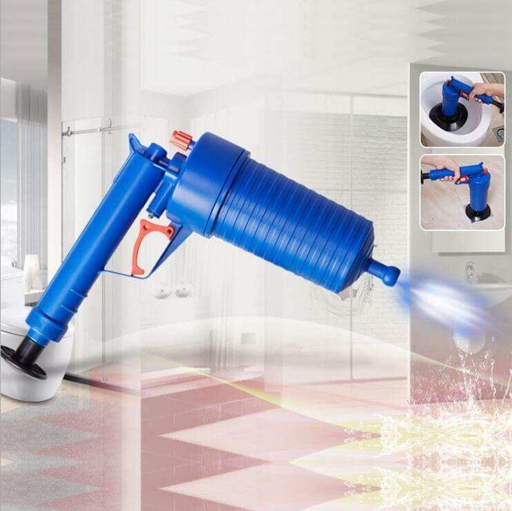 PowerPlunge - Pistol-Grip Manual Toilet Plunger